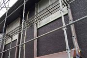 外壁・屋根塗装　鉾田市 モルタル壁・コロニアル屋根塗装工事（上塗り完了）
