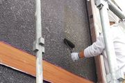 外壁・屋根塗装　鉾田市 モルタル壁・コロニアル屋根塗装工事（上塗り）