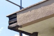 外壁塗装 日立市 モルタル壁 塗装工事(仮設足場設置)