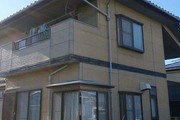 外壁塗装 北茨城市 サイディングボード壁 塗装工事(施工前)