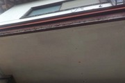 外壁塗装・屋根塗装 茨城県つくば市 モルタル壁と瓦屋根の塗装工事(施工前)