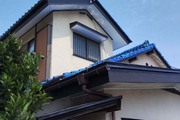 外壁塗装 水戸市 モルタルリシン掻き落し壁 塗装工事(施工前)