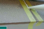 外壁塗装　茨城県那珂市アパート　サイディング壁 塗装工事（コーキング補修）
