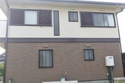 外壁・屋根塗装 潮来市 デザインサイディング壁・コロニアル屋根 塗装工事(完工)