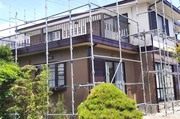 外壁・屋根塗装 潮来市 デザインサイディング壁・コロニアル屋根 塗装工事(上塗り・外壁張替)