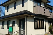 完工事例:水戸市 レンガ調デザインボードの外壁塗装
