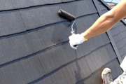 外壁塗装・屋根塗装 茨城県古河市 モルタル壁とコロニアル屋根の塗装工事(屋根塗装)