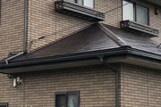 屋根塗装　栃木県下野市　コロニアル屋根塗装工事（洗浄作業）