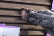 外壁塗装小山市サイディングボード(金属製)壁塗装(下地調整)