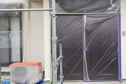 外壁塗装　石岡市サイディングボード壁塗装（足場～養生）