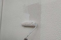 外壁塗装 ひたちなか市モルタル壁塗装(下塗り)