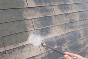 外壁屋根塗装　古河市サイディングボード壁塗装（洗浄）