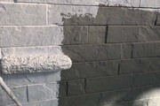 外壁塗装　常陸大宮市サイディングボード壁塗装（下塗り）