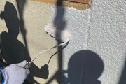 外壁塗装　真岡市モルタル壁塗装（下塗り）