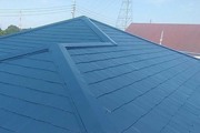 屋根塗装　日立市スレート屋根塗装（全工程）