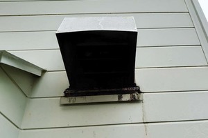 外壁屋根塗装 茨城町 サイディングボード壁塗装(施工前)