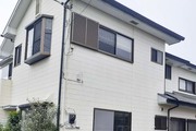 外壁屋根塗装　小山市サイディングボード壁（施工前）