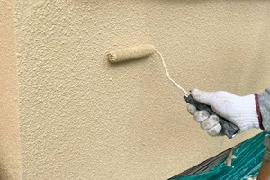外壁塗装　笠間市モルタル壁塗装（塗り）