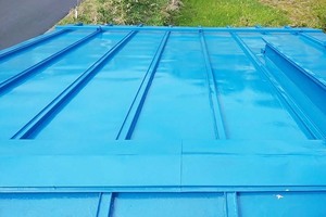 屋根塗装　矢祭町　トタン屋根塗装（完工）