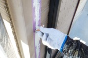 外壁屋根塗装　那珂川町サイディングボード（洗浄、下地調整）