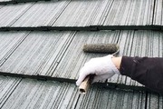 外壁屋根塗装　那珂川町サイディングボード（屋根の塗り）