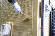 外壁屋根塗装　那珂川町サイディングボード（壁の塗り）