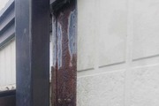 外壁屋根塗装　大田原市サイディングボード壁塗装（施工前）