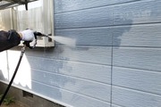 外壁塗装　北茨城サイディングボード壁（施工前）