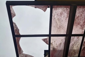 外壁屋根塗装　銚子市サイディングボード壁塗装（施工前）