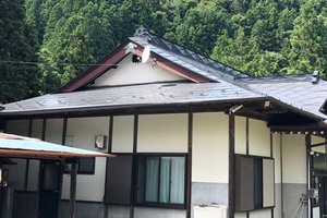 屋根塗装　棚倉町　トタン屋根塗装（完工）