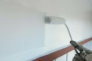 外壁屋根塗装　常陸大宮サイディングボード（漆喰壁）