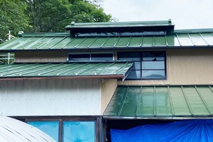 外壁屋根塗装　茂木町トタン壁塗装（完工）