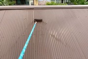 外壁塗装　常陸太田　トタン屋根塗装（屋根の塗り）