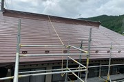 外壁塗装　常陸太田　トタン屋根塗装（完工）