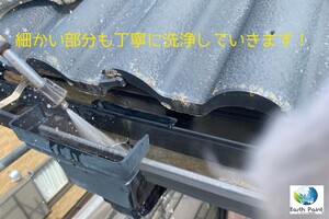 外壁塗装　小山市　サイディングボード壁塗装（足場、洗浄）