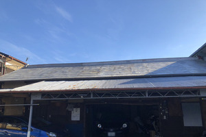 外壁塗装 小山市 トタン屋根塗装(施工前)