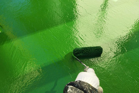 外壁・屋根塗装　水戸市　サイディング・スレート塗装(防水)
