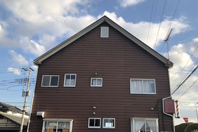 茨城県つくば市　サイディング壁スレート屋根塗装(施工前)