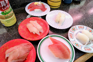 那珂湊で回転寿司
