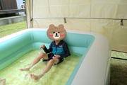 お庭プール