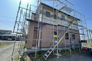 外壁・屋根塗装 茨城県那珂市 サイディング・スレート(足場)