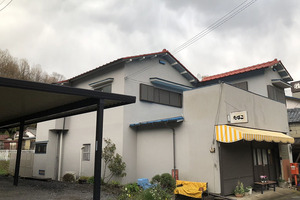 屋根塗装　栃木県茂木町　瓦・トタン屋根(施工前)