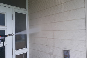 外壁・屋根塗装　茨城県水戸市　サイディング・スレート(洗浄)