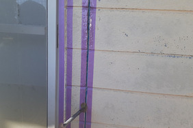 外壁・屋根塗装　茨城県つくば市　サイディング・スレート(コーキング)