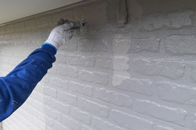 外壁塗装　茨城県神栖市　サイディング壁塗装(塗り)