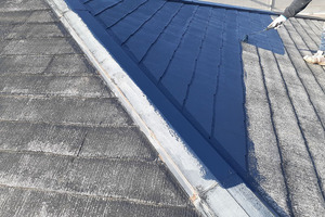 外壁・屋根塗装　茨城県つくば市　サイディング・スレート(屋根塗り)