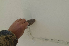  外壁塗装　茨城県日立市　モルタル壁塗装(補修)