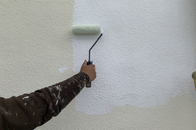 外壁塗装　茨城県日立市　モルタル壁塗装(塗り)