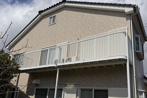 外壁塗装　茨城県神栖市　サイディング壁(施工前）